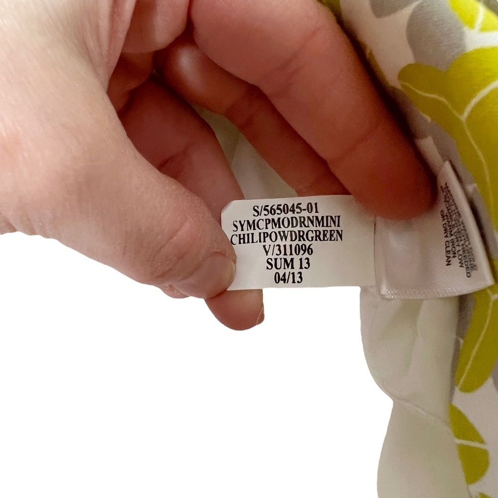 Banana Republic Milly Collection Chartreuse Geometric Print Mini Skirt - Picture 13 of 13